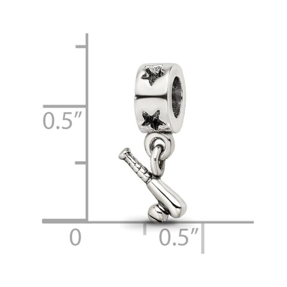 Kazi Luxury Sterling Silver Reflections Baseball … - image 4